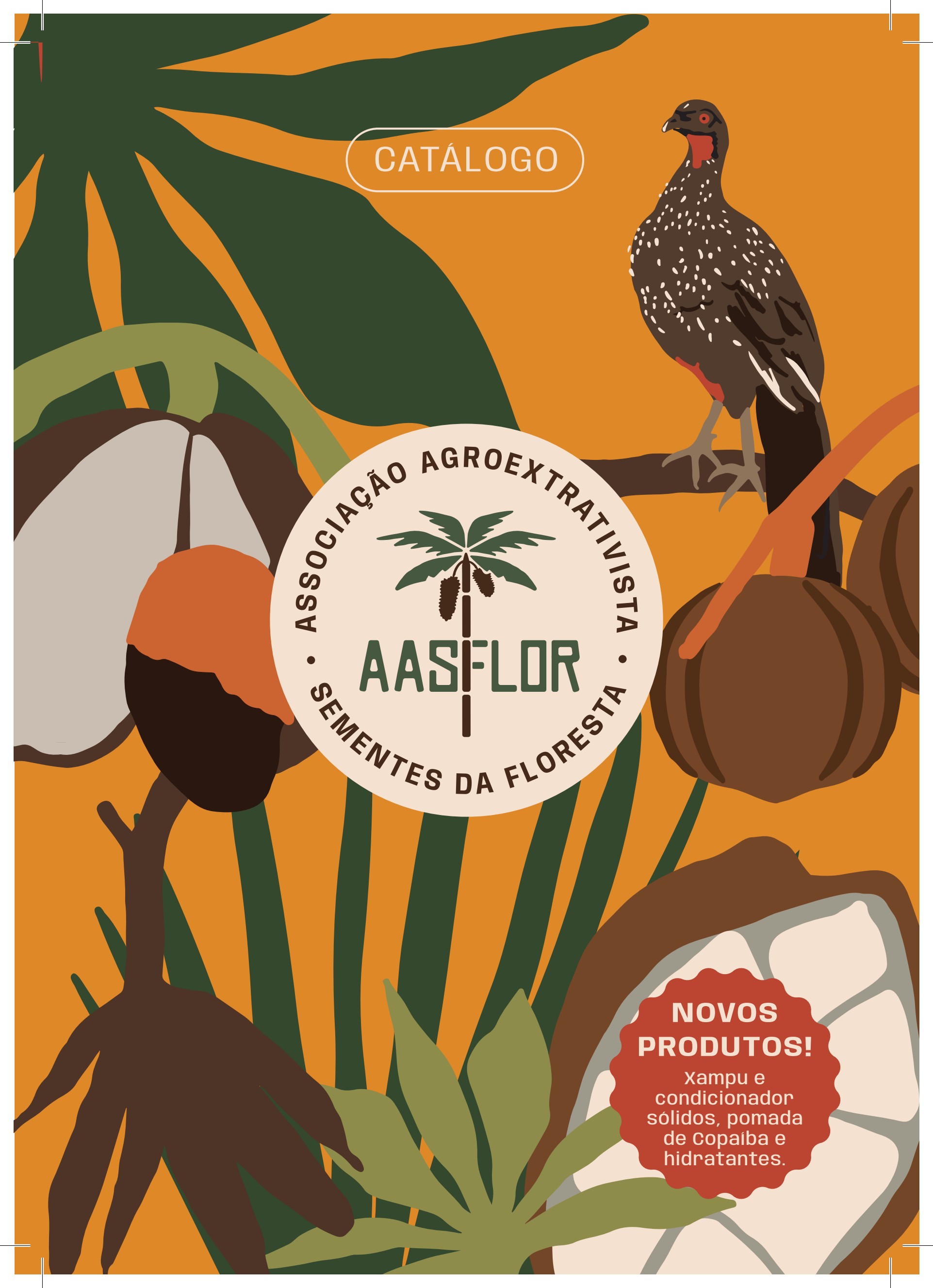 Catálogo AASFLOR - ilustração da Amazônia